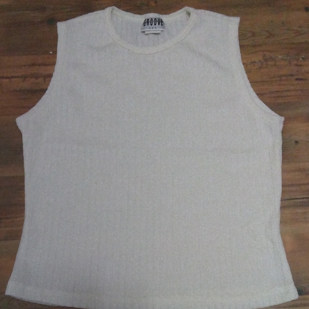 Groove Ivory Sleeveless Top